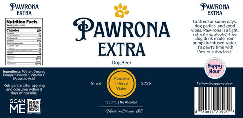 Paw-Rona Dog Beer 12oz